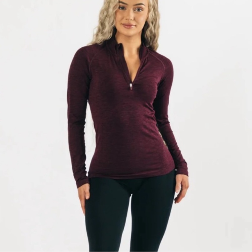 Amplify seamless half zip pullover